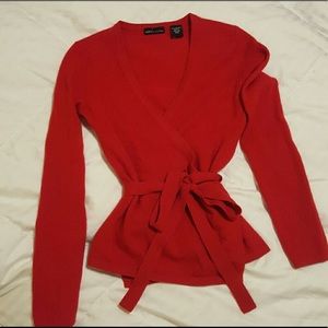 MODA Cashmere Wrap Sweater EUC